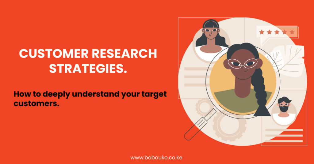 CUSTOMER RESEARCH STRATEGIES.